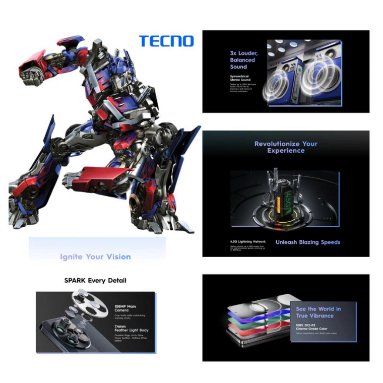 TECNO SPARK 30 PRO 256GB 8RAM